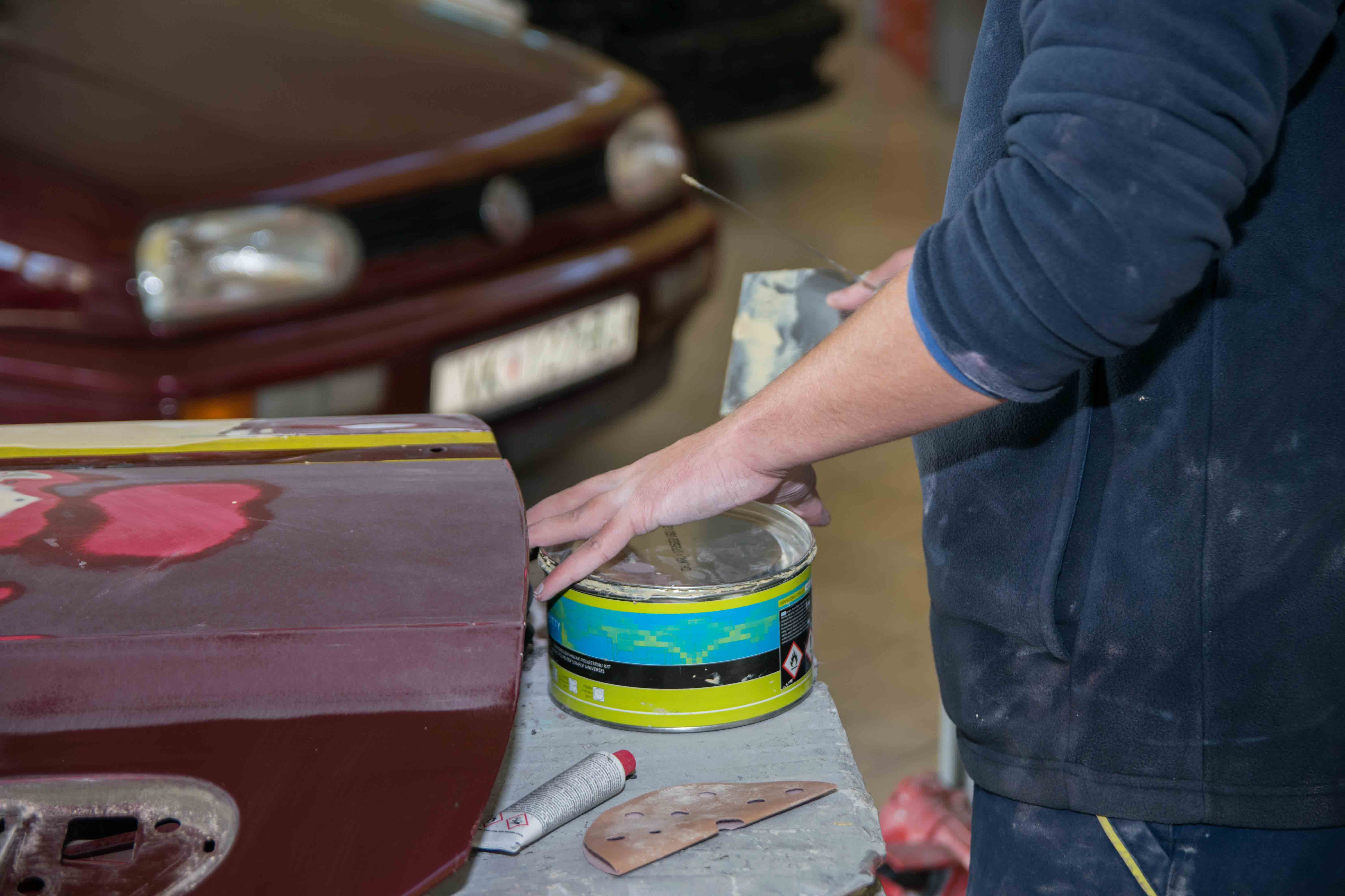 Car painting preparation